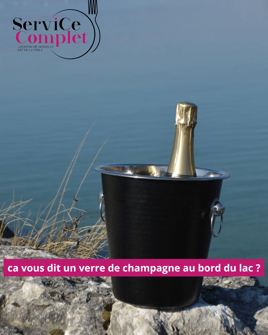 vasque à champagne noire