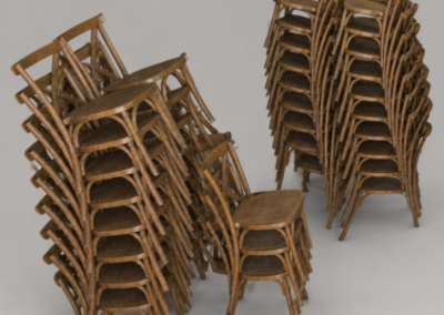 Chaises en Bois à la location