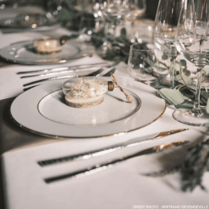 Assiettes filet Or